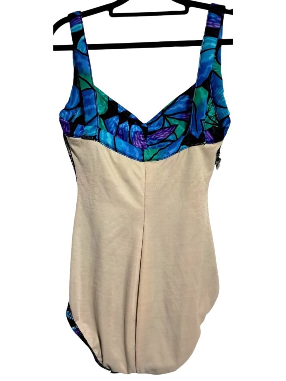 Slimsuit One Piece Swimsuit Womens‎ Size 12 Multicolor Nylon Spandex Made In USA - Picture 14 of 14